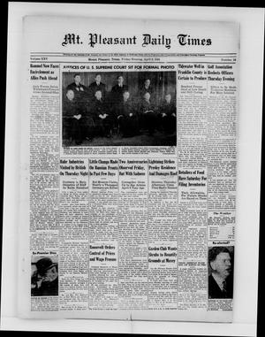 Mt. Pleasant Daily Times (Mount Pleasant, Tex.), Vol. 25, No. 19, Ed. 1 Friday, April 9, 1943