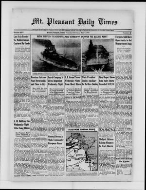 Mt. Pleasant Daily Times (Mount Pleasant, Tex.), Vol. 25, No. 42, Ed. 1 Thursday, May 6, 1943