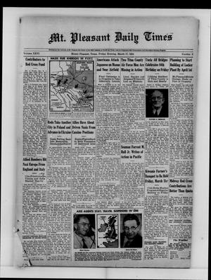 Mt. Pleasant Daily Times (Mount Pleasant, Tex.), Vol. 26, No. 3, Ed. 1 Friday, March 17, 1944