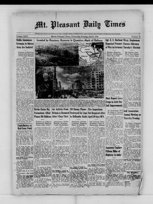 Mt. Pleasant Daily Times (Mount Pleasant, Tex.), Vol. 26, No. 19, Ed. 1 Wednesday, April 5, 1944