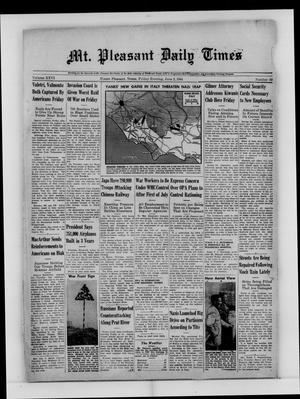 Mt. Pleasant Daily Times (Mount Pleasant, Tex.), Vol. 26, No. 69, Ed. 1 Friday, June 2, 1944