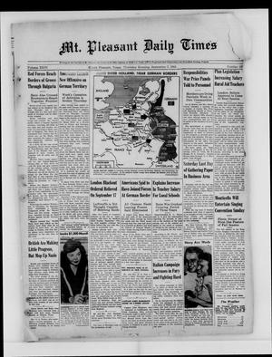 Mt. Pleasant Daily Times (Mount Pleasant, Tex.), Vol. 26, No. 150, Ed. 1 Thursday, September 7, 1944