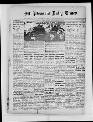 Primary view of object titled 'Mt. Pleasant Daily Times (Mount Pleasant, Tex.), Vol. 26, No. [168], Ed. 1 Thursday, September 28, 1944'.