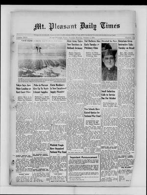 Mt. Pleasant Daily Times (Mount Pleasant, Tex.), Vol. 26, No. 172, Ed. 1 Tuesday, October 3, 1944