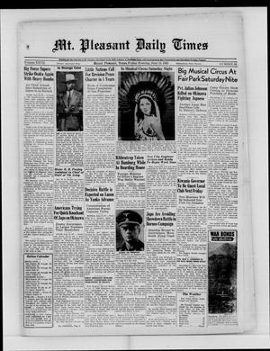 Mt. Pleasant Daily Times (Mount Pleasant, Tex.), Vol. 27, No. 80, Ed. 1 Friday, June 15, 1945