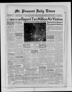 Mt. Pleasant Daily Times (Mount Pleasant, Tex.), Vol. 27, No. 138, Ed. 1 Thursday, August 23, 1945