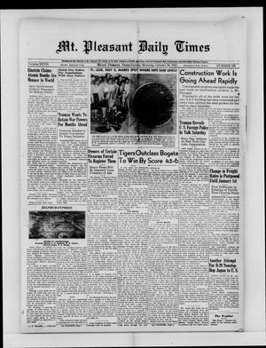 Mt. Pleasant Daily Times (Mount Pleasant, Tex.), Vol. 27, No. 193, Ed. 1 Sunday, October 28, 1945