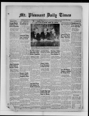 Mt. Pleasant Daily Times (Mount Pleasant, Tex.), Vol. 27, No. 235, Ed. 1 Thursday, December 27, 1945