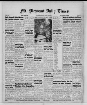 Mt. Pleasant Daily Times (Mount Pleasant, Tex.), Vol. 29, No. 32, Ed. 1 Tuesday, April 29, 1947