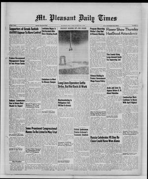 Mt. Pleasant Daily Times (Mount Pleasant, Tex.), Vol. 29, No. 40, Ed. 1 Friday, May 9, 1947