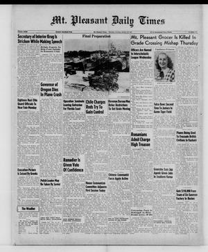Mt. Pleasant Daily Times (Mount Pleasant, Tex.), Vol. 29, No. 163, Ed. 1 Thursday, October 30, 1947