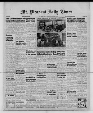 Mt. Pleasant Daily Times (Mount Pleasant, Tex.), Vol. 29, No. 189, Ed. 1 Tuesday, December 2, 1947