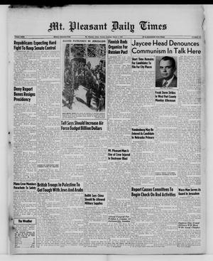 Mt. Pleasant Daily Times (Mount Pleasant, Tex.), Vol. 29, No. 252, Ed. 1 Tuesday, March 2, 1948