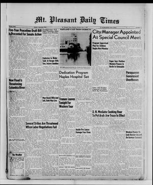 Mt. Pleasant Daily Times (Mount Pleasant, Tex.), Vol. 30, No. 59, Ed. 1 Thursday, June 3, 1948