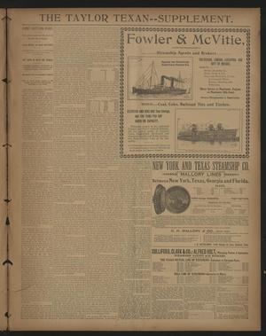 [Galveston Tribune Supplement for The Taylor Texan] (Galveston, Tex.) Friday, October 29, 1897