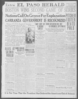 El Paso Herald (El Paso, Tex.), Ed. 1, Saturday, October 9, 1915
