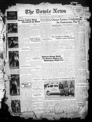 Primary view of object titled 'The Bowie News (Bowie, Tex.), Vol. 16, No. [37], Ed. 1 Friday, November 19, 1937'.
