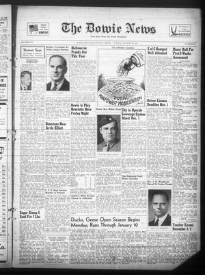 The Bowie News (Bowie, Tex.), Vol. 21, No. 35, Ed. 1 Friday, October 30, 1942
