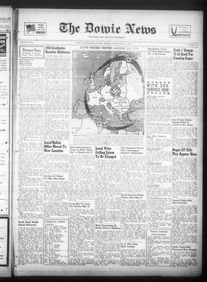 The Bowie News (Bowie, Tex.), Vol. 22, No. 13, Ed. 1 Friday, May 28, 1943