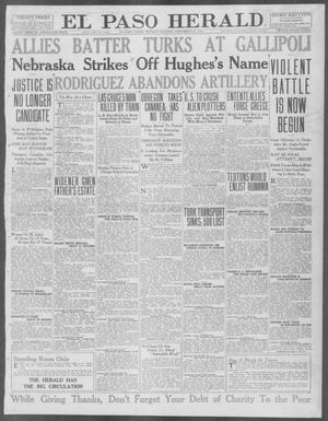 El Paso Herald (El Paso, Tex.), Ed. 1, Monday, November 22, 1915