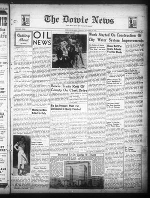 Primary view of object titled 'The Bowie News (Bowie, Tex.), Vol. 23, No. 34, Ed. 1 Friday, October 27, 1944'.