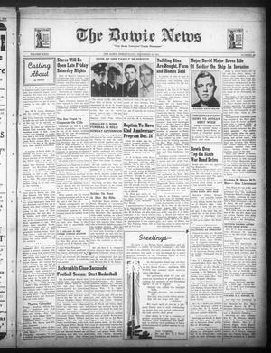 Primary view of object titled 'The Bowie News (Bowie, Tex.), Vol. 23, No. 42, Ed. 1 Friday, December 22, 1944'.