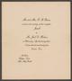 Text: [Announcement of the Marriage of Jewell Reeves and Jack D. Hudson, Ap…