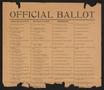 Thumbnail image of item number 1 in: '[Official Collin County Election Ballot]'.