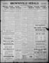 Thumbnail image of item number 1 in: 'Brownsville Herald. (Brownsville, Tex.), Vol. 20, No. 62, Ed. 1 Monday, September 16, 1912'.