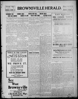 Brownsville Herald. (Brownsville, Tex.), Vol. 20, No. 149, Ed. 1 Friday, December 27, 1912