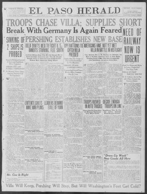 El Paso Herald (El Paso, Tex.), Ed. 1, Monday, March 27, 1916
