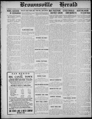 Brownsville Herald (Brownsville, Tex.), Vol. 20, No. 296, Ed. 1 Tuesday, June 17, 1913