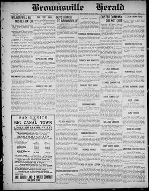 Brownsville Herald (Brownsville, Tex.), Vol. 20, No. 303, Ed. 1 Wednesday, June 25, 1913