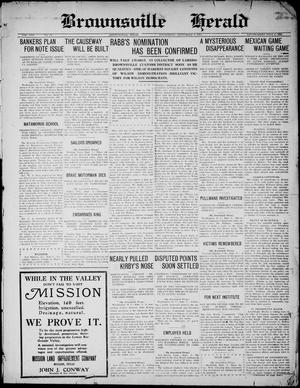 Brownsville Herald (Brownsville, Tex.), Vol. 21, No. 52, Ed. 1 Wednesday, September 3, 1913
