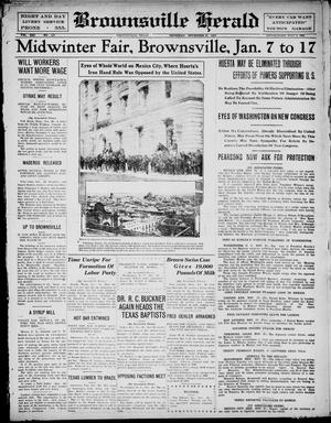 Brownsville Herald (Brownsville, Tex.), Vol. 21, No. 117, Ed. 1 Thursday, November 20, 1913