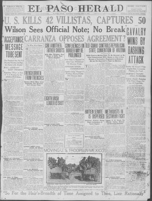 Primary view of object titled 'El Paso Herald (El Paso, Tex.), Ed. 1, Saturday, May 6, 1916'.