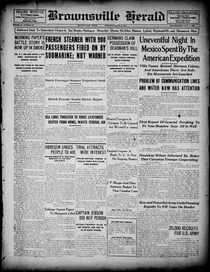 Brownsville Herald (Brownsville, Tex.), Vol. 23, No. 215, Ed. 1 Thursday, March 16, 1916