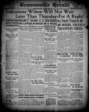 Brownsville Herald (Brownsville, Tex.), Vol. 23, No. 303, Ed. 1 Tuesday, June 27, 1916