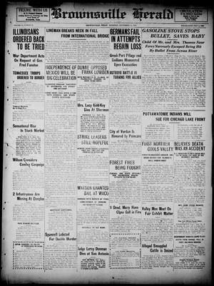 Brownsville Herald (Brownsville, Tex.), Vol. 25, No. 61, Ed. 1 Thursday, September 14, 1916