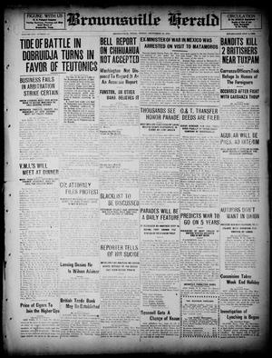 Brownsville Herald (Brownsville, Tex.), Vol. 25, No. 60, Ed. 1 Friday, September 22, 1916