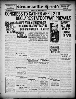 Brownsville Herald (Brownsville, Tex.), Vol. 23, No. 223, Ed. 1 Wednesday, March 21, 1917