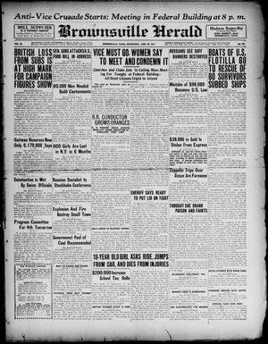 Brownsville Herald (Brownsville, Tex.), Vol. 23, No. 302, Ed. 1 Wednesday, June 20, 1917