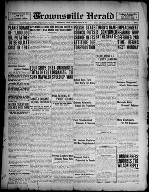 Brownsville Herald (Brownsville, Tex.), Vol. 24, No. 49, Ed. 1 Thursday, August 30, 1917