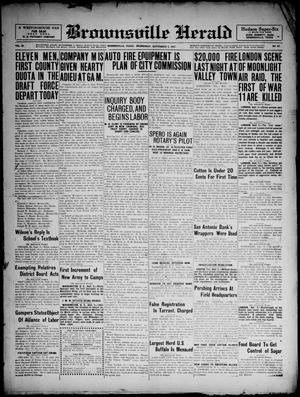 Brownsville Herald (Brownsville, Tex.), Vol. 24, No. 54, Ed. 1 Wednesday, September 5, 1917