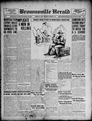 Brownsville Herald (Brownsville, Tex.), Vol. 24, No. 7, Ed. 1 Wednesday, September 19, 1917