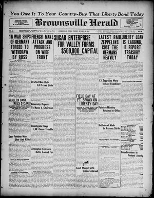 Brownsville Herald (Brownsville, Tex.), Vol. 24, No. 99, Ed. 1 Tuesday, October 23, 1917
