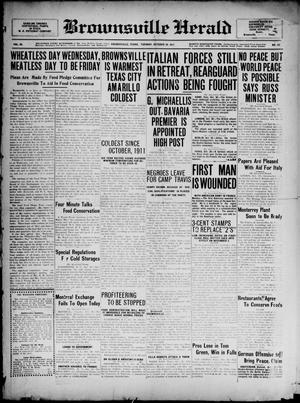 Brownsville Herald (Brownsville, Tex.), Vol. 24, No. 105, Ed. 1 Tuesday, October 30, 1917
