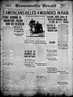 Brownsville Herald (Brownsville, Tex.), Vol. 24, No. 177, Ed. 1 Thursday, January 31, 1918