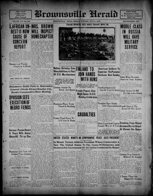 Brownsville Herald (Brownsville, Tex.), Vol. 25, No. 307, Ed. 1 Friday, July 5, 1918
