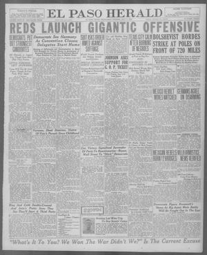 El Paso Herald (El Paso, Tex.), Ed. 1, Wednesday, July 7, 1920